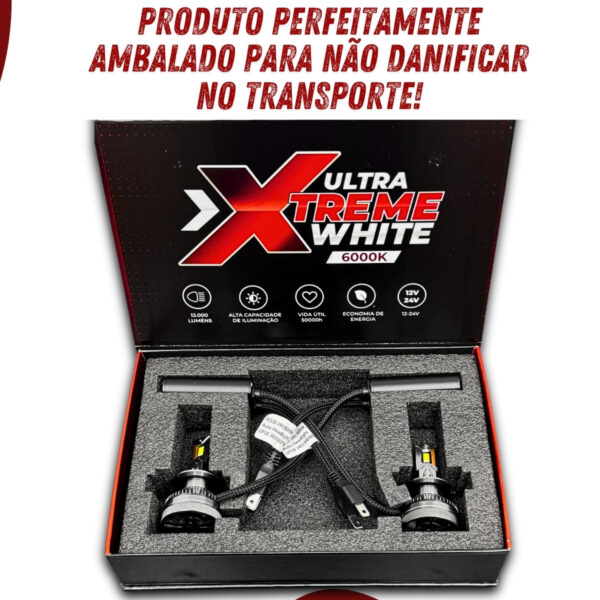 Lâmpada Led H7 Ultra Xtreme White 6000K 13000 Lumens - Imagem 8