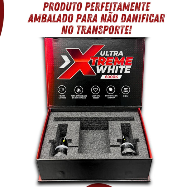 Lâmpada Led H15 Ultra Xtreme White 6000K 13000 Lumens - Imagem 2