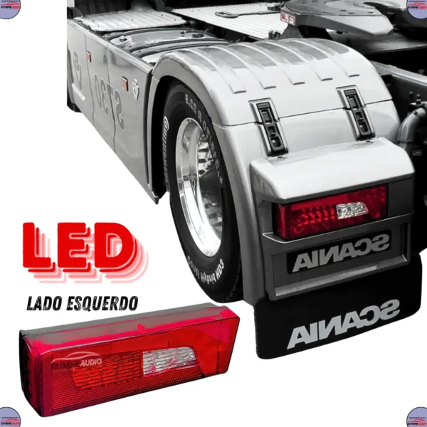 Lanterna Traseira LED 24V – Streamline Séries 4 / 5 / 6 (Scania) - Imagem 5