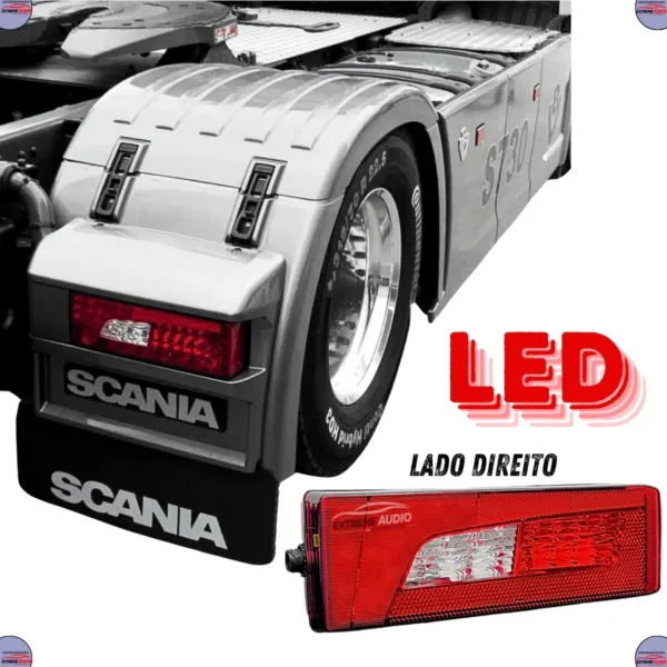 Lanterna Traseira LED 24V – Streamline Séries 4 / 5 / 6 (Scania) - Imagem 6