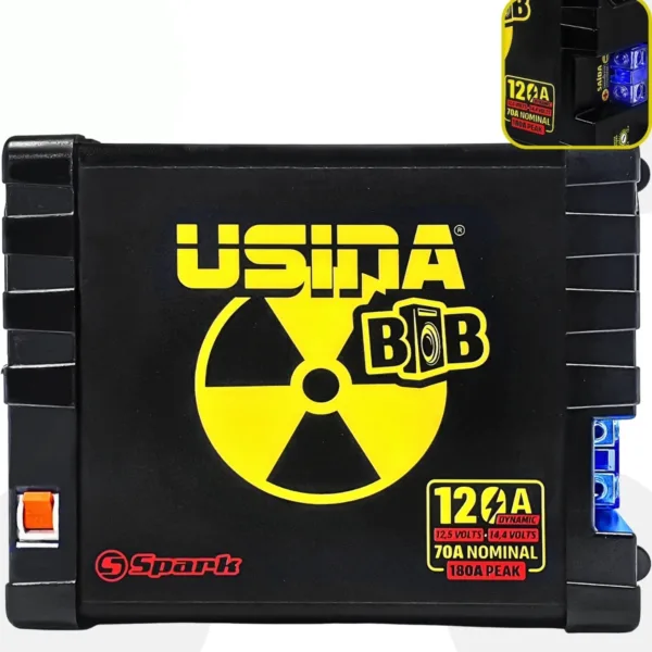 Fonte Usina 120 Amperes Som Automotivo Caixa Bob Bivolt 127/220v Bob