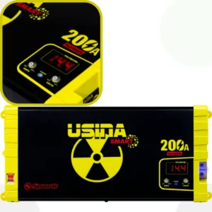 Fonte Usina 200 Amperes Som Automotivo Caixa Bob Bivolt 127/220v Smart