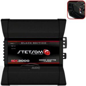 Módulo Stetsom E 3000W RMS 1 Canal 1/2/4 Ohms Amplificador Automotivo