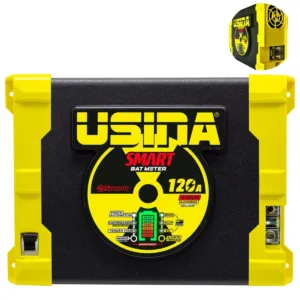 Fonte Usina 120 Amperes Som Automotivo Caixa Bob Bivolt 127/220v Smart Bat Meter 