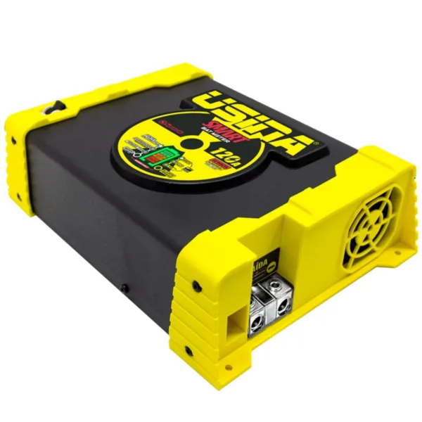 Fonte Usina 120 Amperes Som Automotivo Caixa Bob Bivolt 127/220v Smart Bat Meter  - Imagem 3