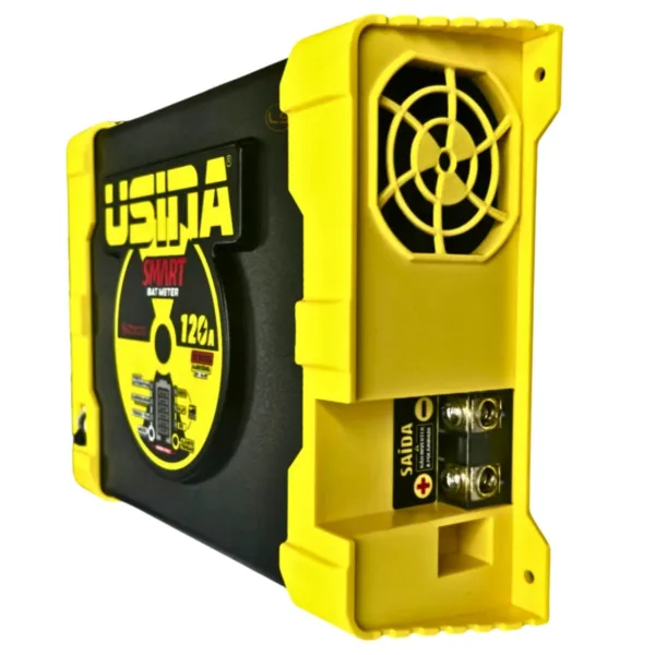 Fonte Usina 120 Amperes Som Automotivo Caixa Bob Bivolt 127/220v Smart Bat Meter  - Imagem 4