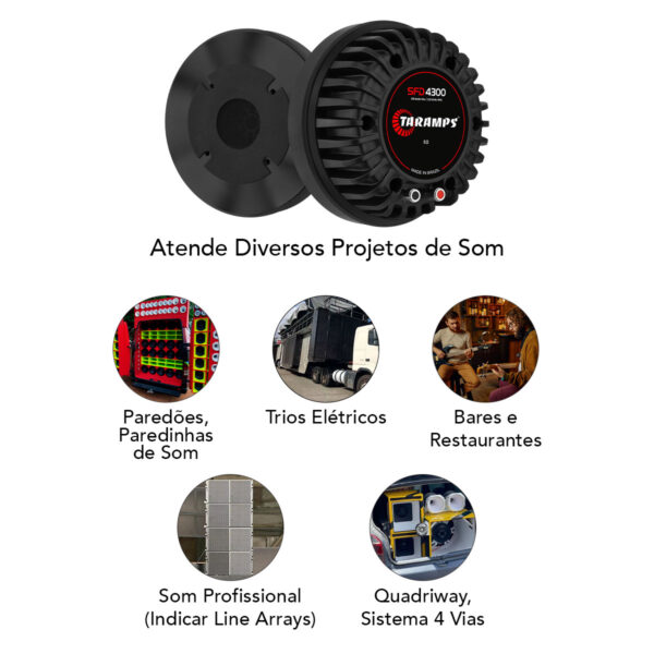 Driver Sfd4300 Taramps  8 Ohms Original - Imagem 4