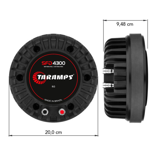 Driver Sfd4300 Taramps  8 Ohms Original - Imagem 3