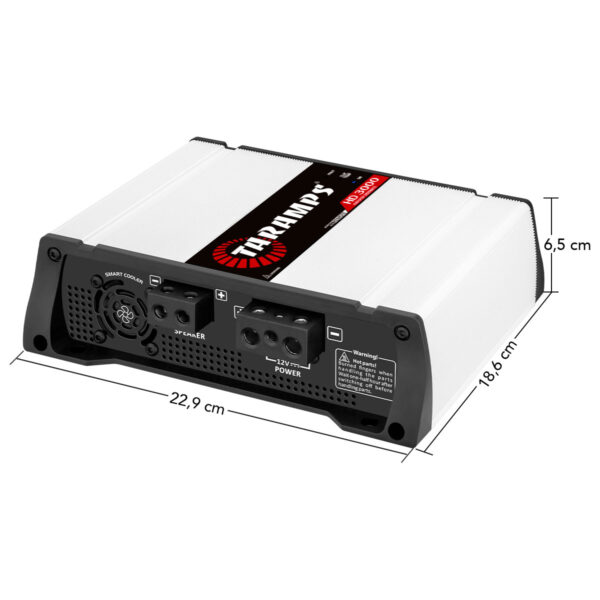 Módulo Taramps Md 3000W RMS 1 Canal 1/2/4 Ohms Amplificador Automotivo - Imagem 4