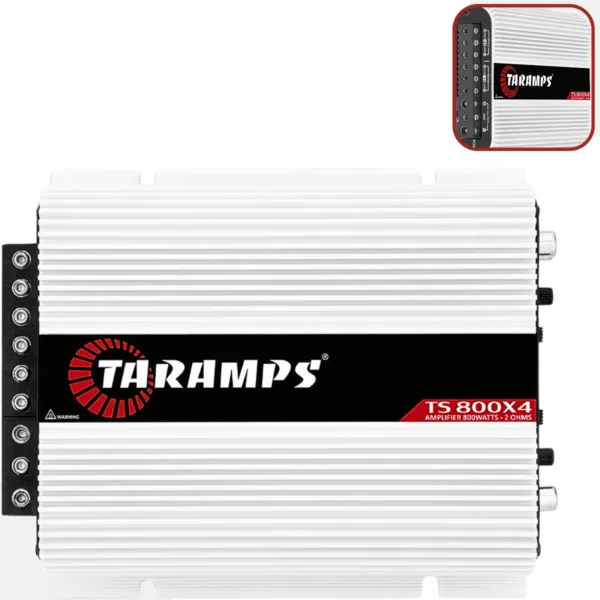 Modulo Ts800x4 Taramps 800w Rms 2 Ohms 4 Canais