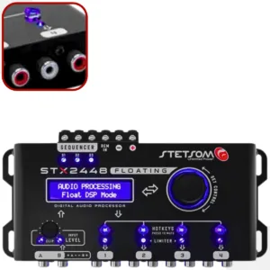 Stx2448 Floating Processador De Áudio Stetsom Crossover Digital