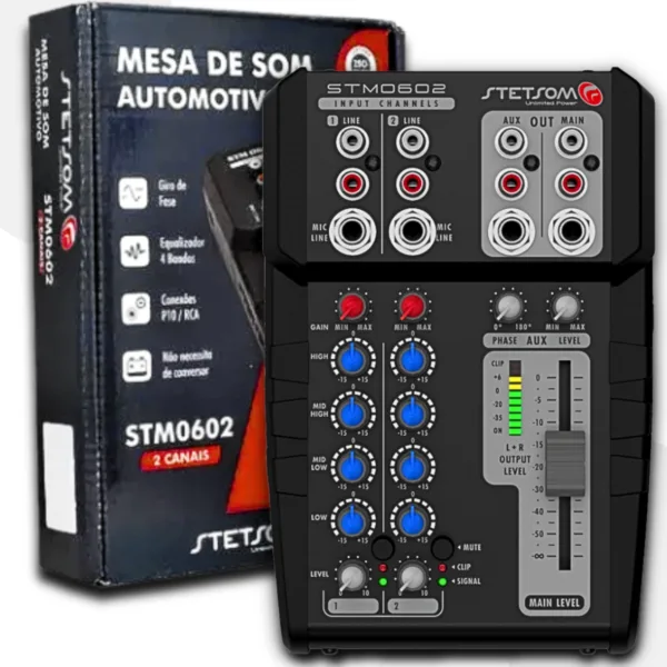 Mesa Stetsom Stm0602 Som Automotivo Caixa Bob Paredão - Imagem 2
