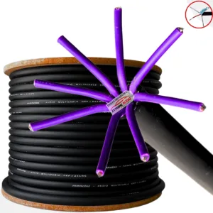 Multi cabo Mancini 8 Vias 8x24 Awg Som Profissional 20 Metros