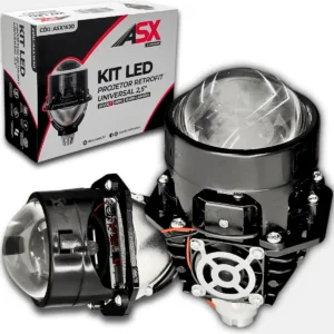 Led Farol Projetor Retrofit Universal 2,5 80W 12.000 Lumens 12-24V Bivolt Asx