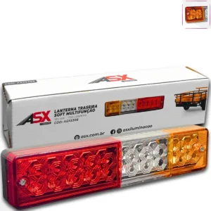 Lanterna Traseira Soft Multifuncional Asx5308 Linha Truck