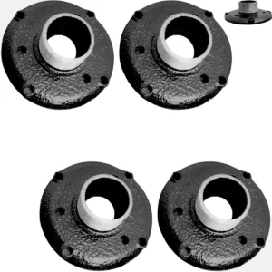 Kit 4 Adaptador Flange para Driver e Corneta 1,5 Polegada em Alumínio