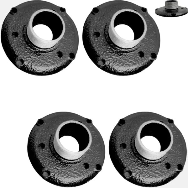 Kit 4 Adaptador Flange para Driver e Corneta 1,5 Polegada em Alumínio
