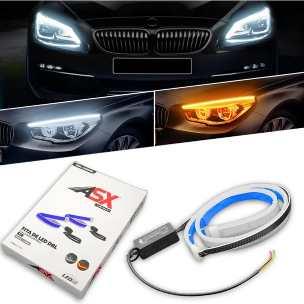 Fita LED DRL Flexível Dual Color ASX - 60cm