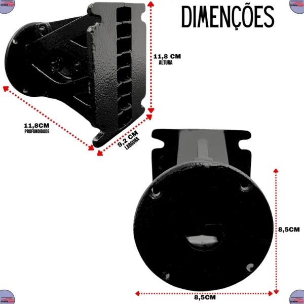 Guia Ondas Alumínio Gex Sound Corneta Aluminio Boca Corneta - Imagem 3