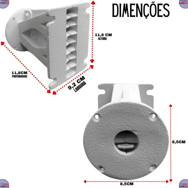 Guia Ondas Alumínio Gex Sound Corneta Aluminio Boca Corneta - Imagem 5
