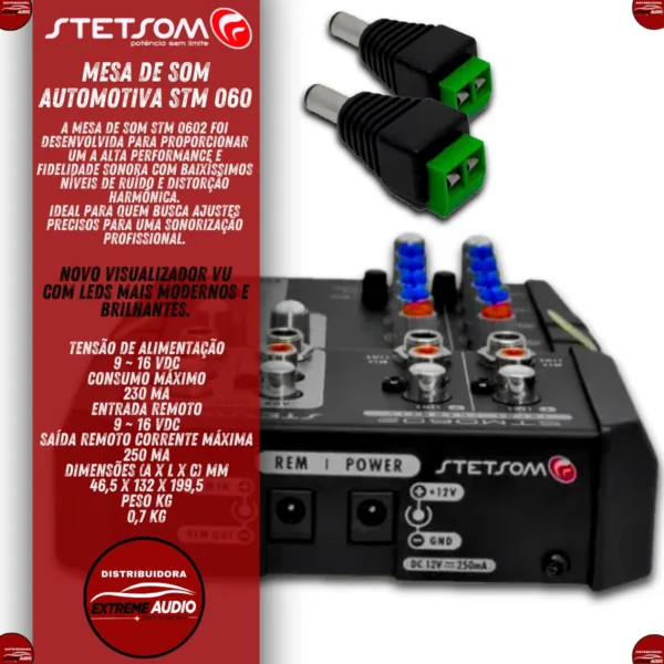 Mesa Stetsom Stm0602 Som Automotivo Caixa Bob Paredão - Imagem 3