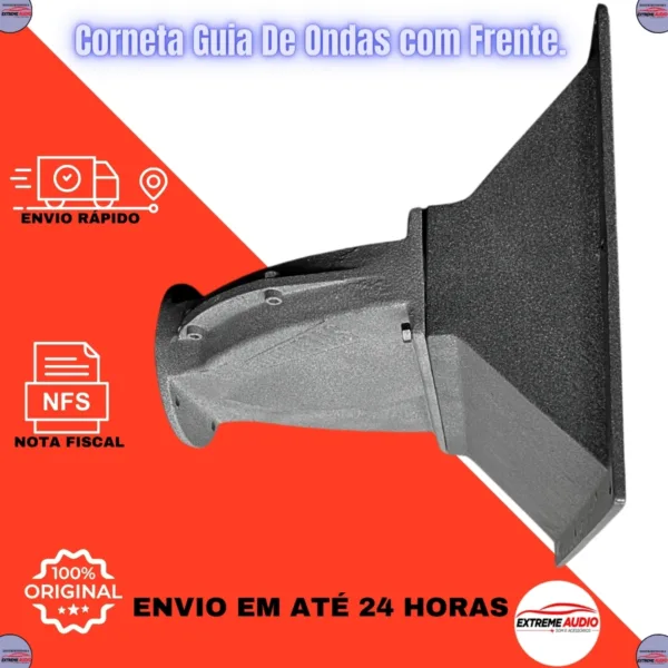 Corneta Guia De Ondas C/ Frente Aluminium Para Driver 2 Polegadas - Imagem 7