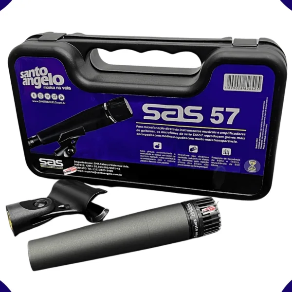 Microfone Santo Angelo Sas 57 Profissional - Imagem 3