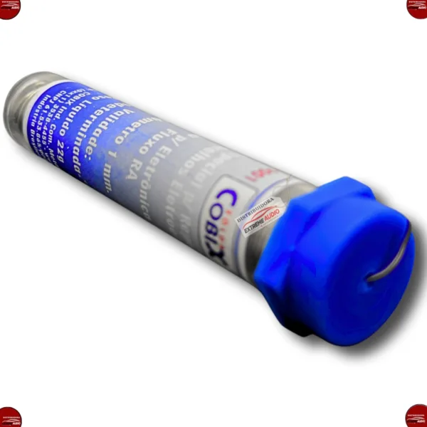Kit 36 Tubos De Solda Estanho Cobix 22g Com Fluxo Ra (t2) 63x37 1,00mm - Imagem 3