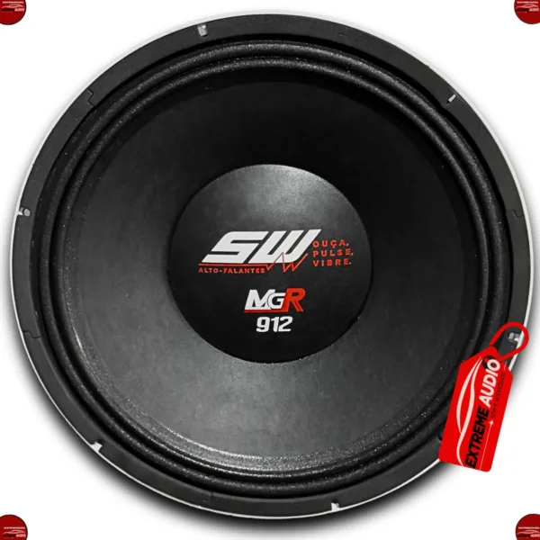 🔊 Medio Grave Alto Falante Sw 912mgr 900w Rms 6 Ohms 12 Pol - Imagem 3