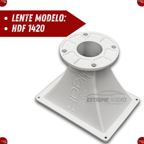 Corneta Expansor Hdf 1420 - Boca Quadrada De 2 Polegadas - Imagem 4
