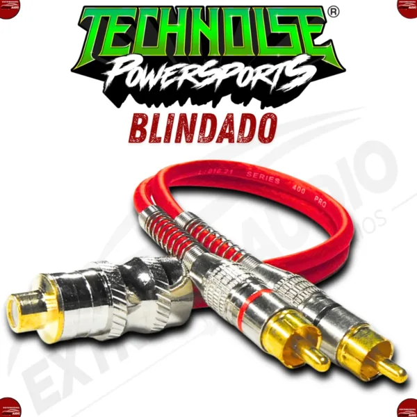 Cabo Y Blindado Series 400 Pro Technoise 2 Machos 1 Fêmea - Imagem 4