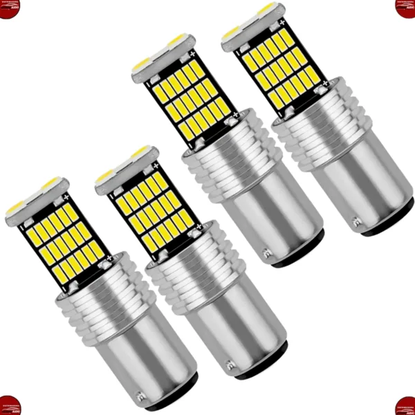 Kit Canbus 45 Leds 2 Polos Smd 6000k Luz Branca 12v - Imagem 4