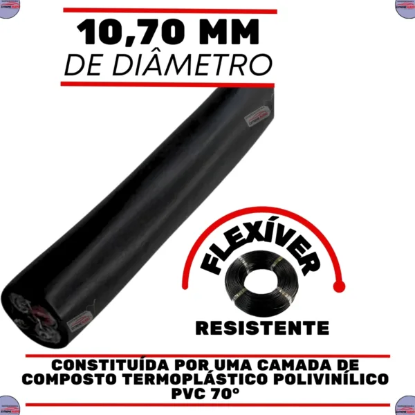 Cabo Multivias Mancini 5 Vias 2x24 Awg Som Profissional - Imagem 4