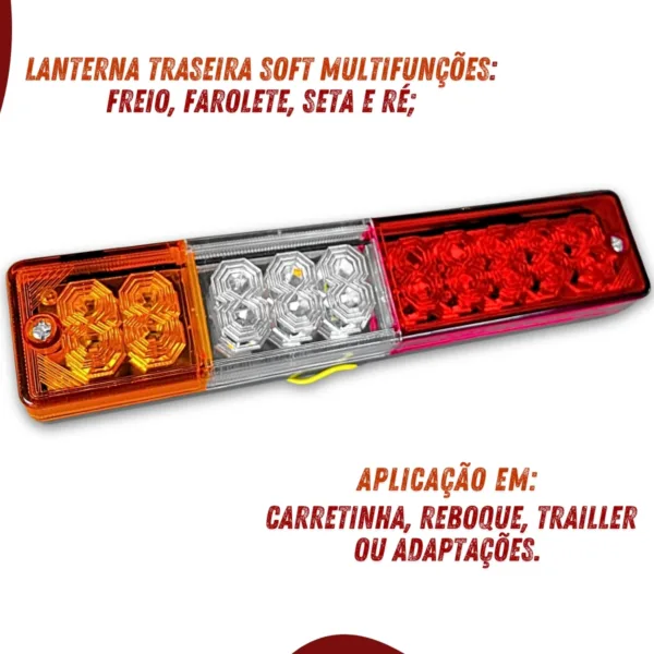 Lanterna Traseira Soft Multifuncional Asx5308 Linha Truck - Imagem 4