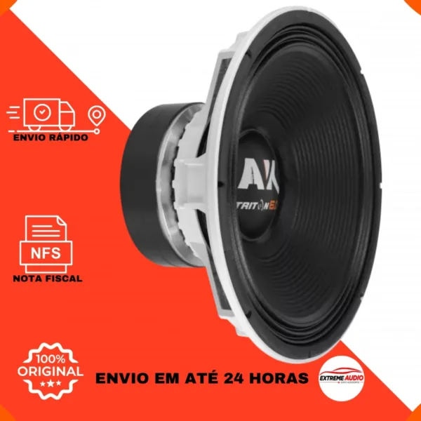 🔊 Alto-Falante AK 6.0 18” 6000W – 4 Ohms | Alta Performance e Fidelidade Sonora - Imagem 5
