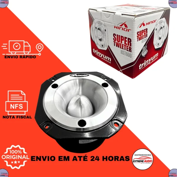 Super Tweeter Hst600 Hinor 600w 300w Rms 8 Ohms Profissional - Imagem 6