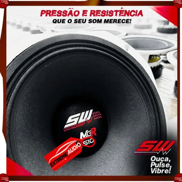 🔊 Alto-falante Sw Mgr510 10 Médio 500w Rms 8ohms Profissional - Imagem 5