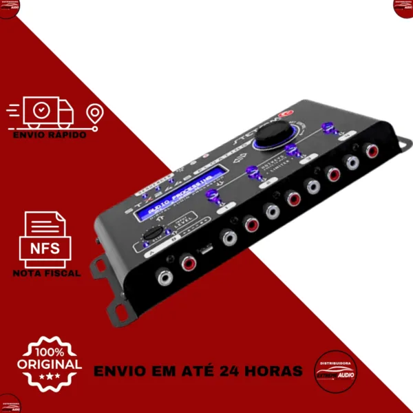 Stx2448 Floating Processador De Áudio Stetsom Crossover Digital - Imagem 6