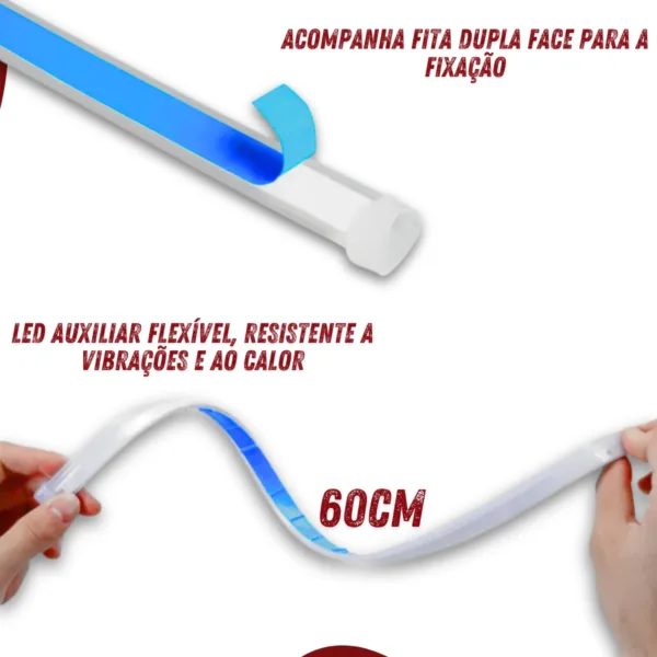 Fita LED DRL Flexível Dual Color ASX - 60cm - Imagem 6