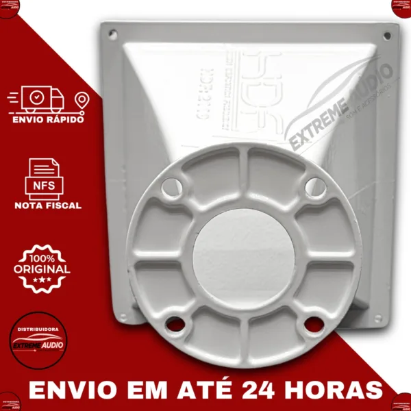 Kit 4 Cornetas Expansor Hdf Lente 2119 - Boca Quadrada De 2 Polegadas - Imagem 7