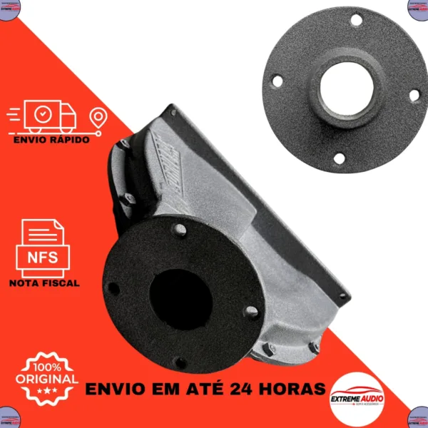 Kit 1 Corneta Guia De Ondas C Frente + 1 Adaptador Flange - Imagem 6