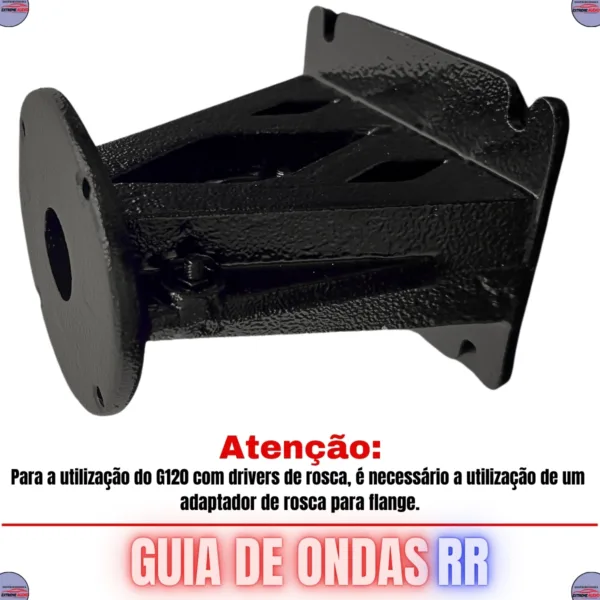 Guia Ondas Alumínio Gex Sound Corneta Aluminio Boca Corneta - Imagem 4