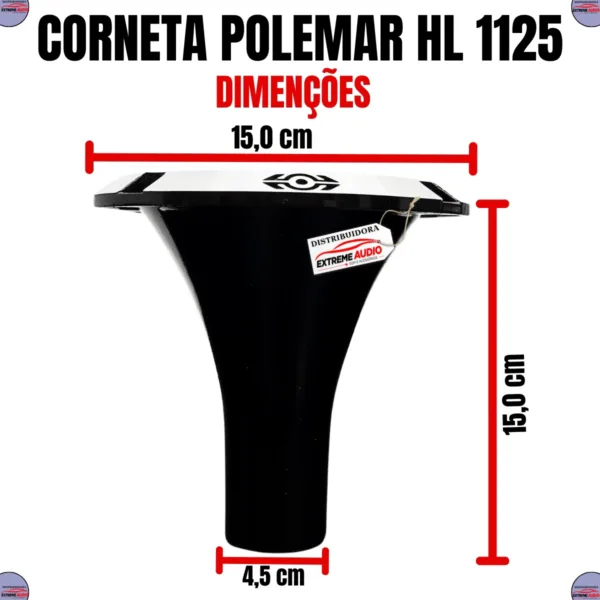 Cone Corneta Lente Alumínio Hl 1125 1 Pol. Rosca Curta - Imagem 5