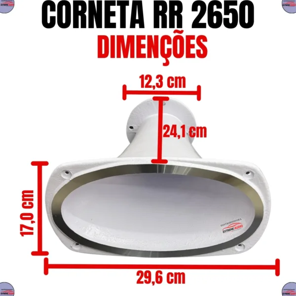 Cone Corneta Jarrão Hl 2650 Trio Alumínio - Imagem 5