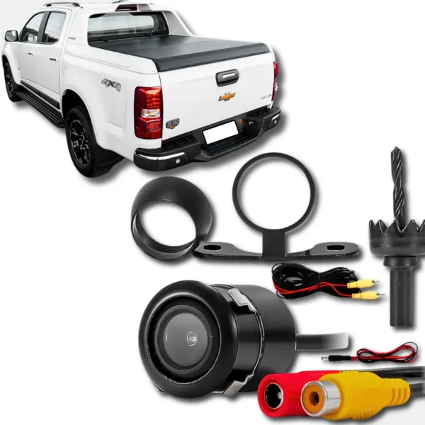 Câmera De Ré Frontal Dianteira Automotiva Asx