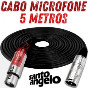 Cabo Microfone Xrl Sas Femea/macho L3fnn01 Santo Ângelo 5m