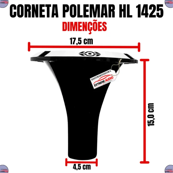 Cone Corneta Lente Aluminio Hl 1450 1 Pol. Rosca - Imagem 7