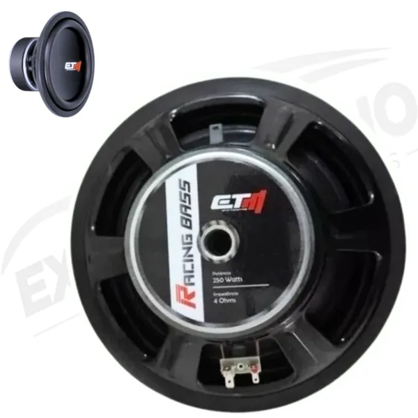 🔊 Alto Falante 12 Etm 250w Subwoofer Erp 4ohms Som Automotivo - Imagem 2
