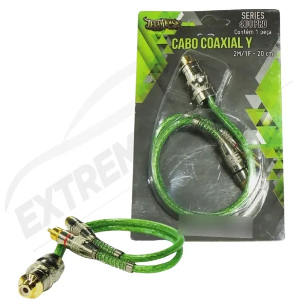 Cabo Y Rca Technoise Blindado 2 Macho 1 Femea Serie 400 Pro - Imagem 6