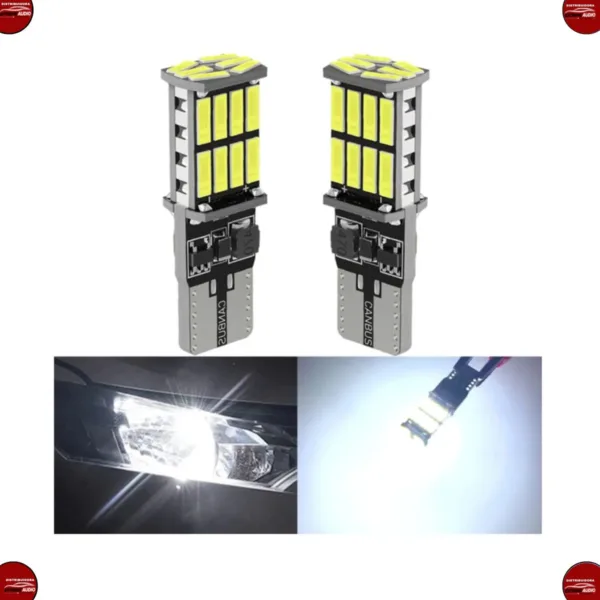 Lampada Led Pingo T10 W5w 26-smd 4014 Canbus Branco - Imagem 3